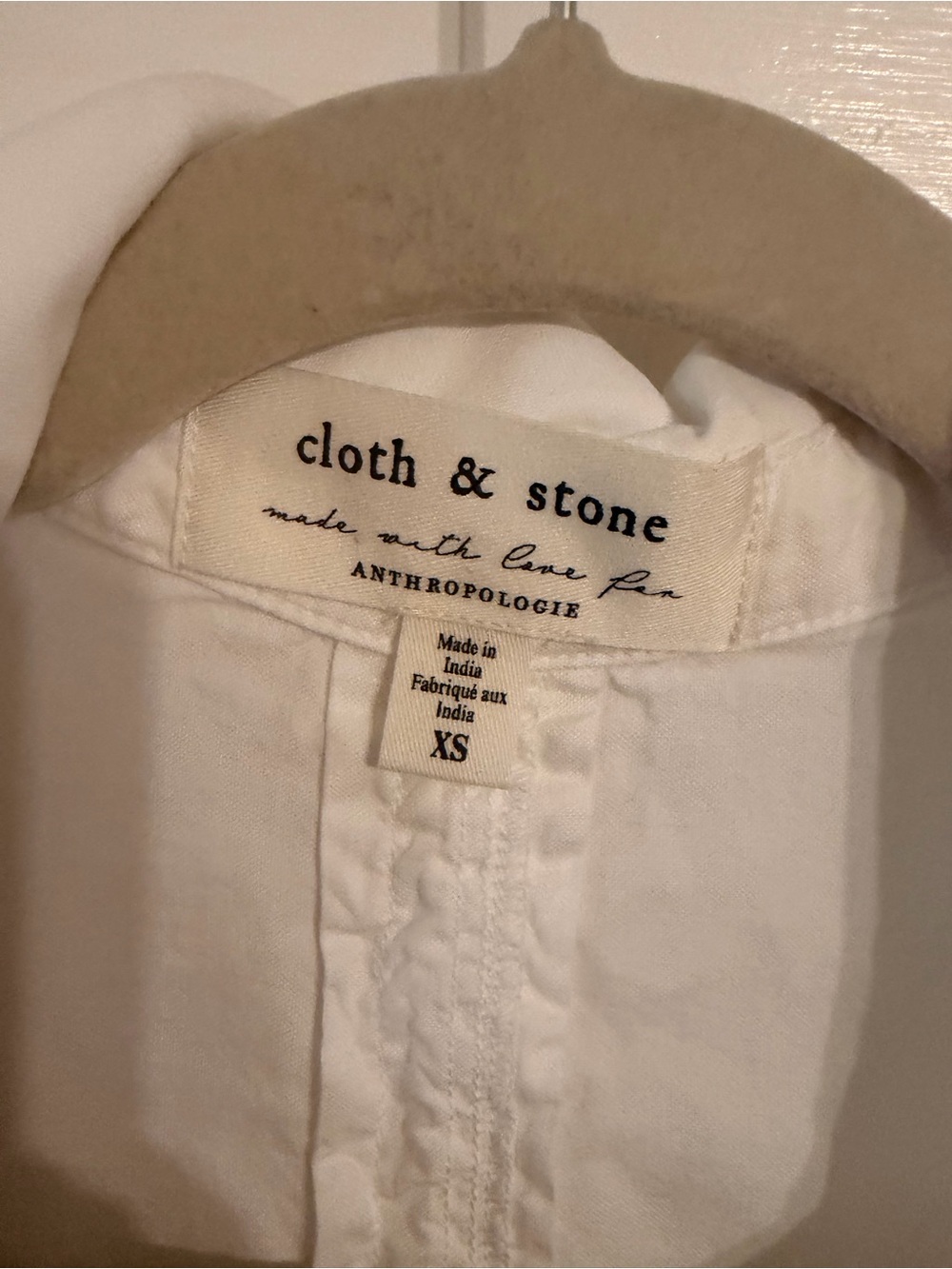 cloth & stone White Women's Button-Front Blouse